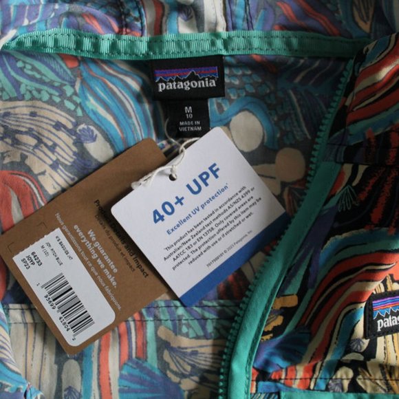 Patagonia Baggies Jacket Youth Pitch Blue Size Medium - Picture 5 of 5